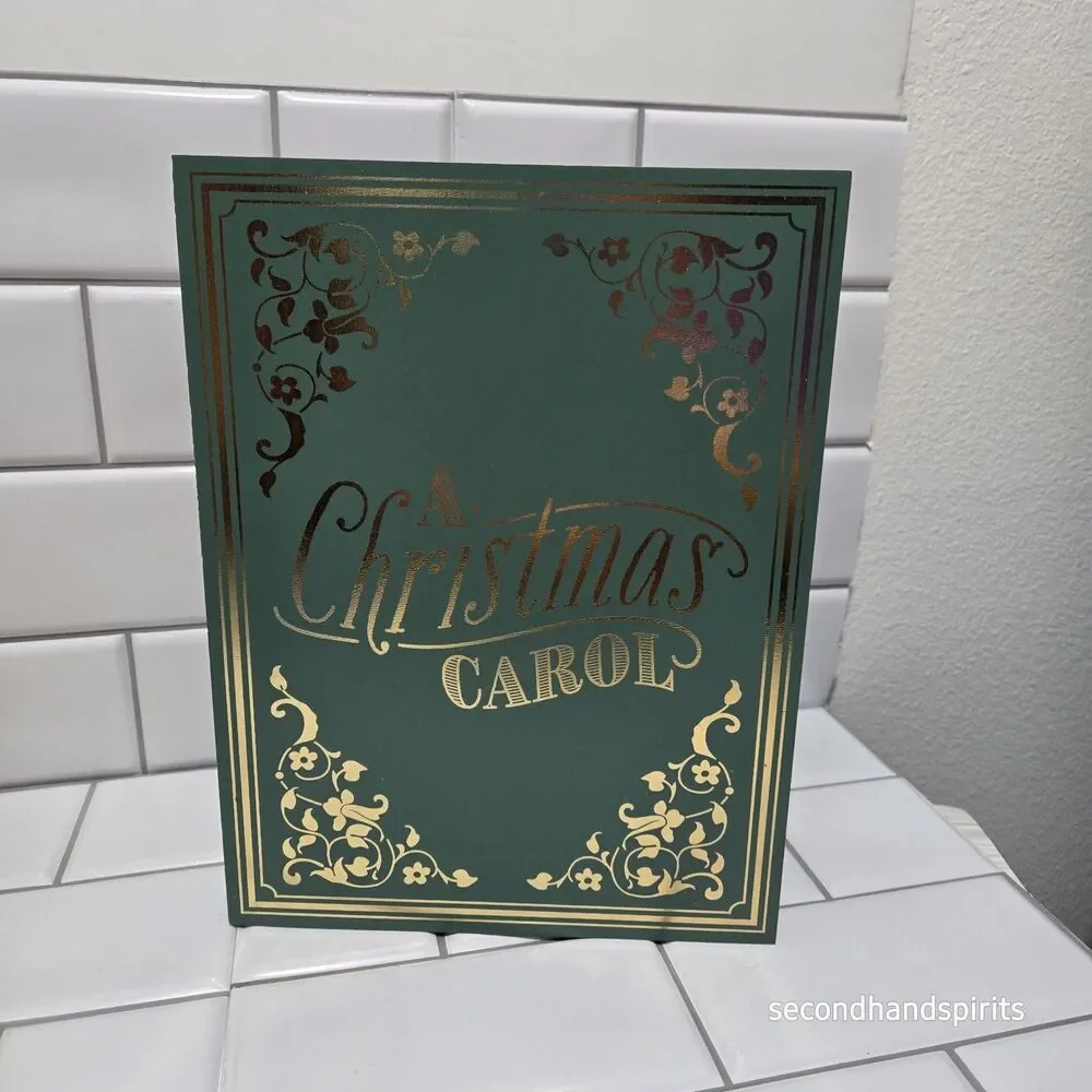 Target Bullseye’s Christmas 2025 A Christmas Carol Green Book Storage Box (NEW)